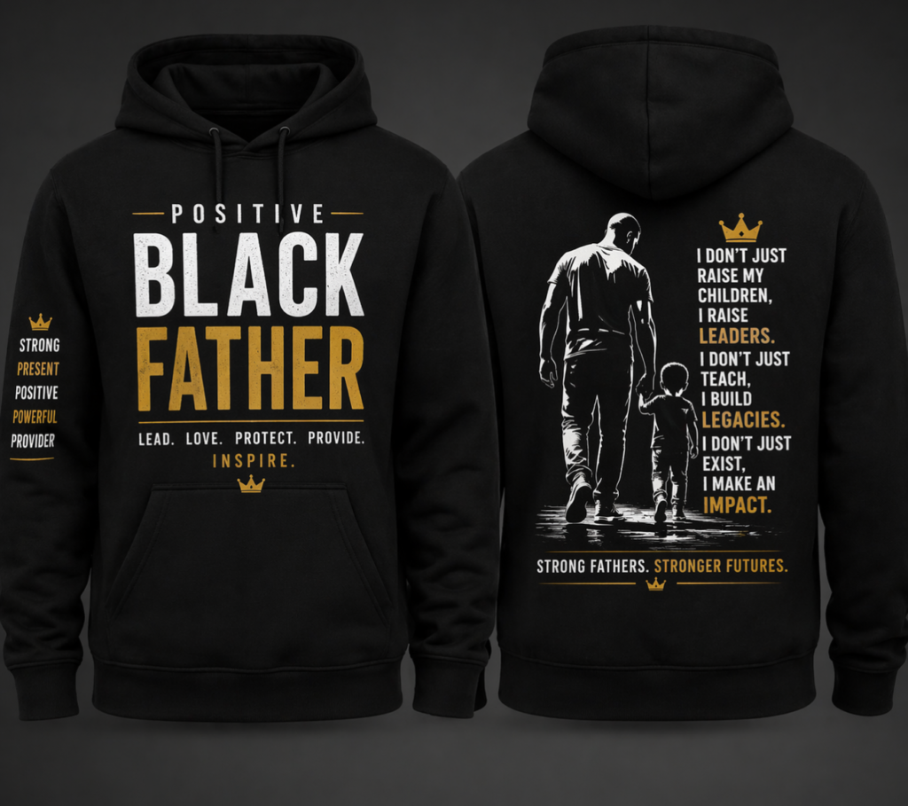 Black father hoodie