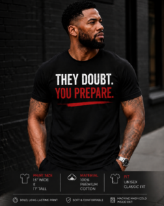 They doubt, you prepare