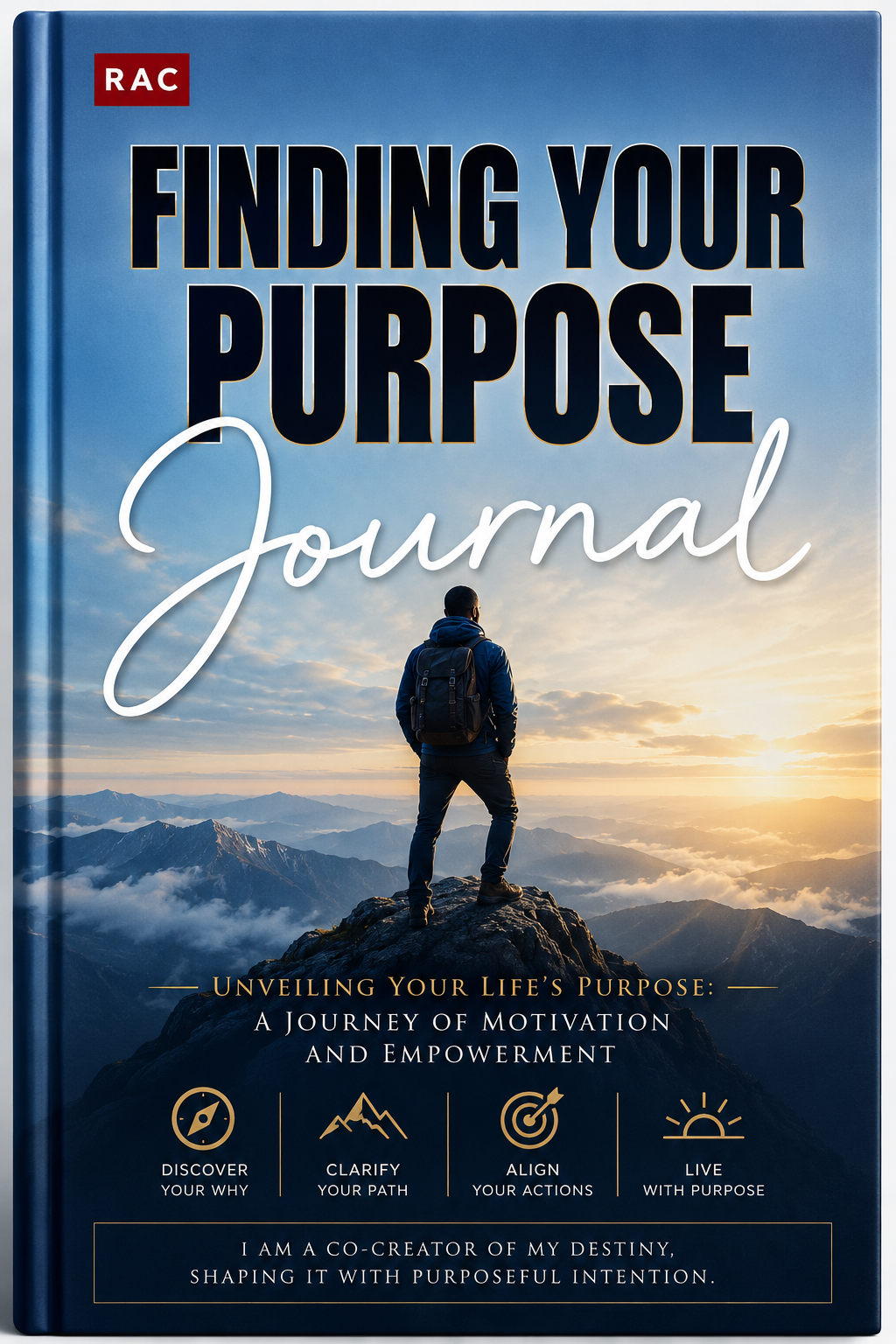 Finding Your Purpose: Unveiling Your Life's Purpose: A Journey of Motivation and Empowerment journal cover