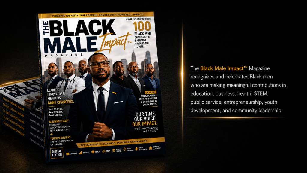 Black Male Impact magazine stacked image 2026