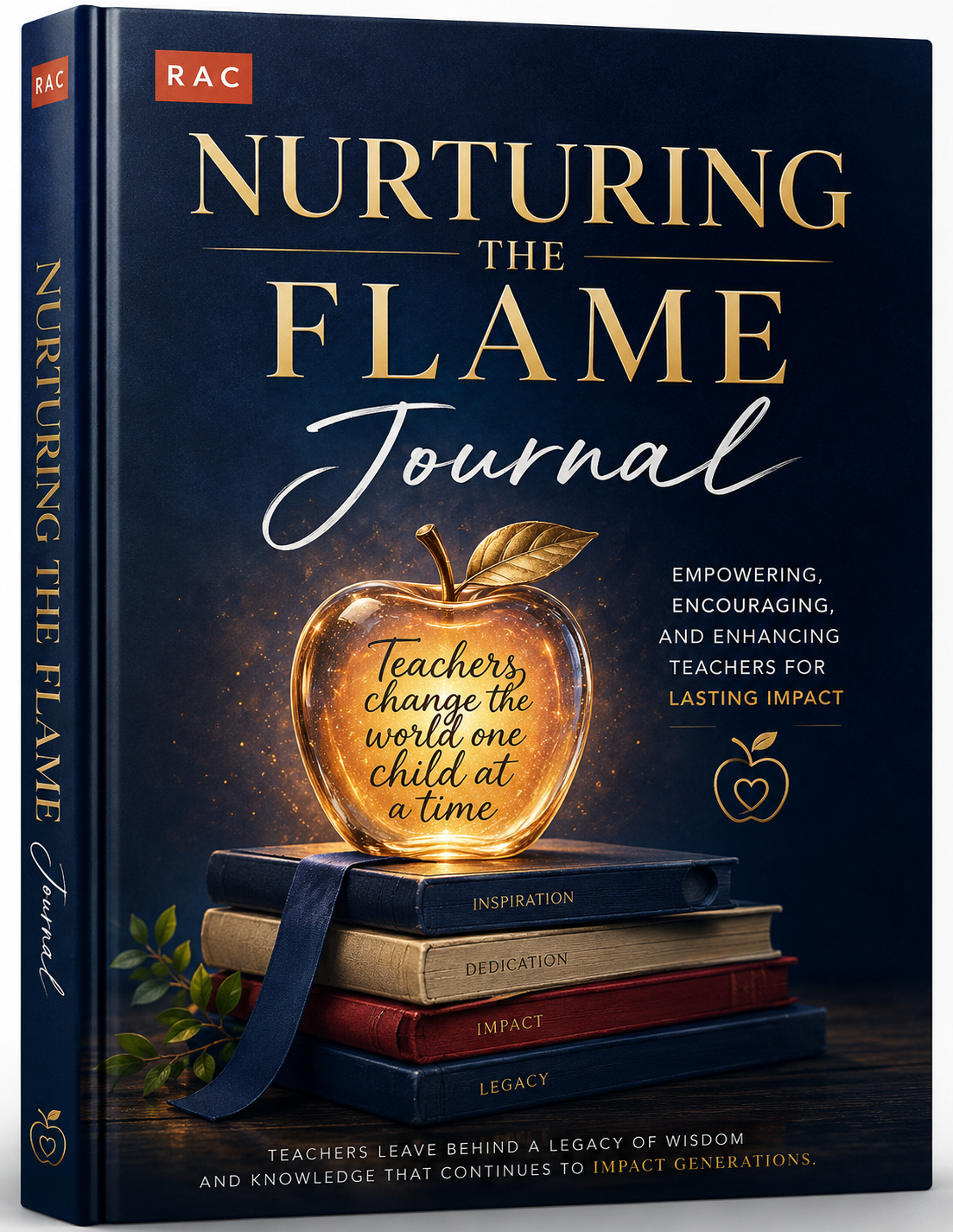 The Teacher's Journal - Nurturing the Flame journal cover image